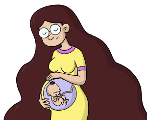 gravid kvinde